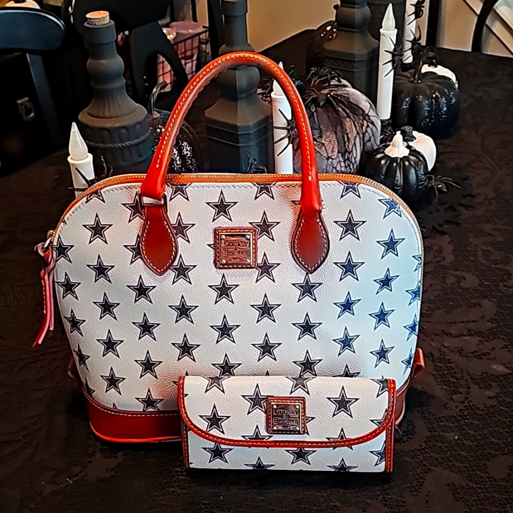 Dooney & Bourke Dallas Cowboys bag and wallet.